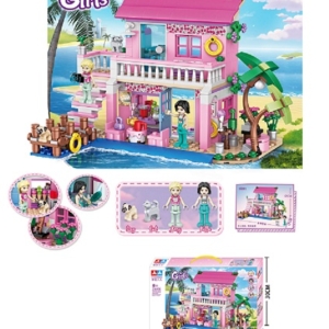 Kocke kuća na plaži 474 dela