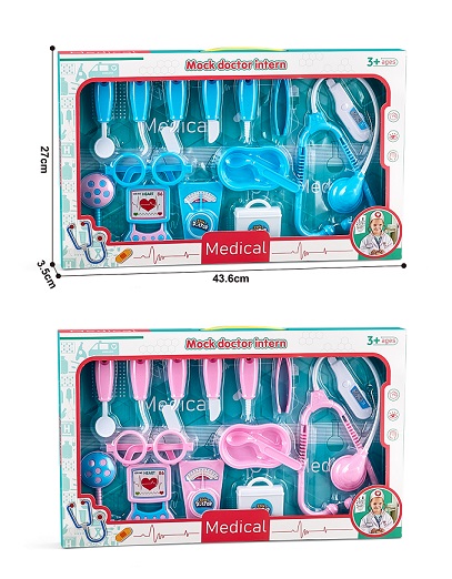 Doktor set Medical za decu, plavi i roze