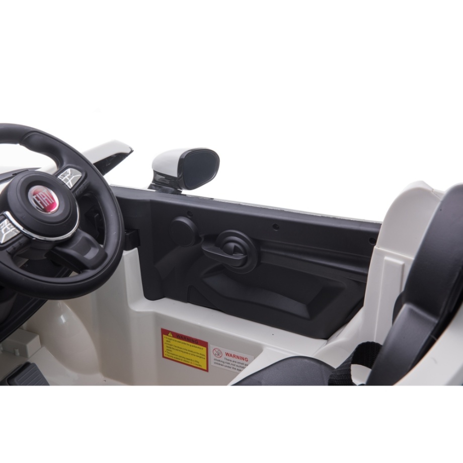 Auto na baterije FIAT 500X – Licencirani model 12V | Bela