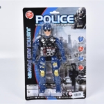 Akciona figura policajca u uniformi sa kacigom