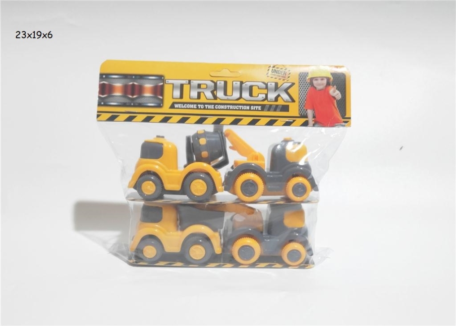 Mini građevinska vozila, set 4 komada Mini građevinska vozila, set od 4 komada