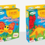 Mozaik kreativni set po brojevima, leptir i dinosaurus
