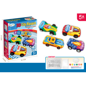 Kreativni set 3D magneti autići
