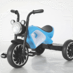 Dečiji tricikl – Moto dizajn sa svetlom - Plavi