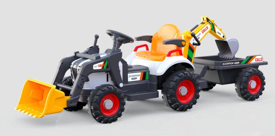 Traktor na akumulator sa dve kašike Traktor na akumulator sa dve kašike