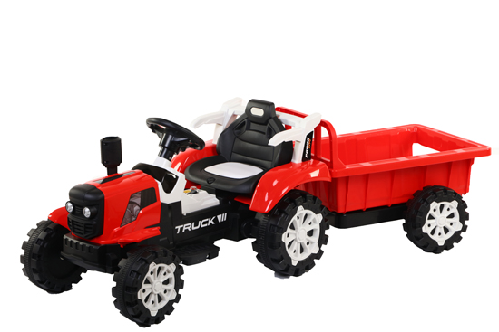 Električni traktor za decu 6V – crveni, muzička funkcija Traktor na akumulator