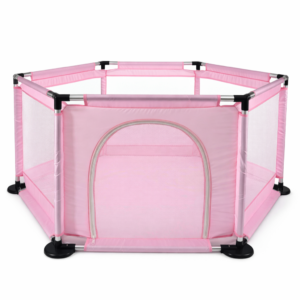 Prenosiva ogradica za decu roze