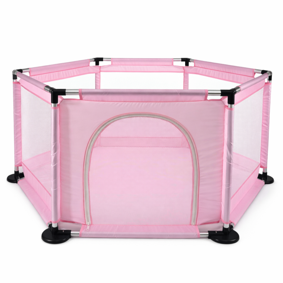 Prenosiva ogradica za decu roze