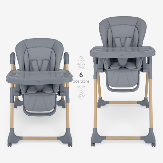 KIKKA BOO Hranilica OLIVE 2 premium wood dekor grey kikka boo hranilica olive 2 grey — detalj