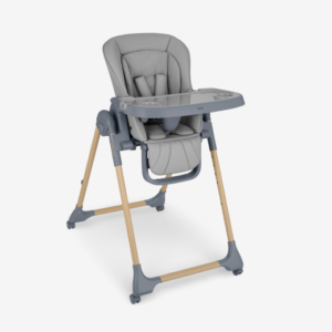 kikka boo hranilica olive 2 premium wood dekor grey višepoložajna hranilica za bebe