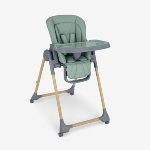 kikka boo hranilica olive 2 premium wood dekor mint višepoložajna hranilica za bebe