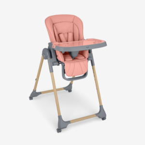 kikka boo hranilica olive 2 premium wood dekor pink višepoložajna hranilica za bebe