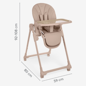 KIKKA BOO Hranilica PASTELLO 3 premium beige dimenzije hranilice kikka boo pastello 3 premium