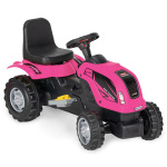 Pink traktor na akumulator 6V za decu sa velikim točkovima