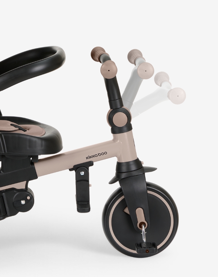 KIKKA BOO Tricikl ALUMA 8in1 grey tricikl aluma 8in1 — osam režima kroz uzrast deteta