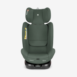 Autosedište I-Moove 2 army green iz drugog ugla, sa ISOFIX nogicama