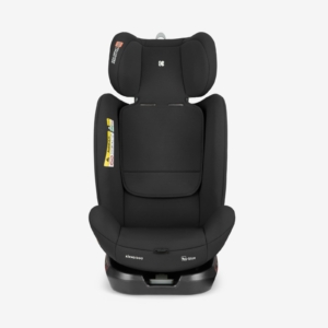 Autosedište I-Moove 2 black iz drugog ugla, sa ISOFIX nogicama