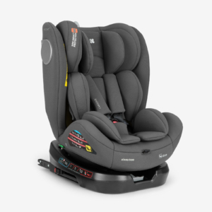Autosedište Kikka Boo I-Moove 2 dark grey, i-Size 40-150 cm sa ISOFIX vezom