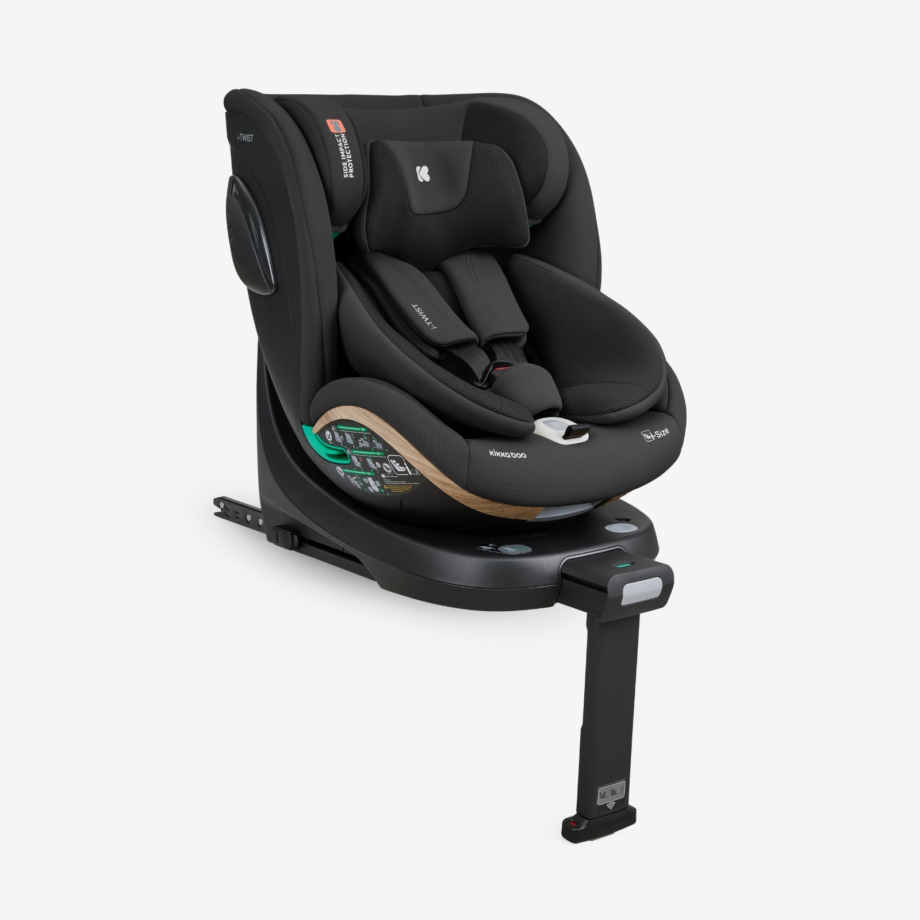Autosedište I-Twist premium black Autosedište Kikka Boo I-Twist premium black, i-Size 40-150 cm