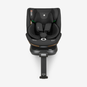 Autosedište I-Twist premium black iz drugog ugla, sa potpornom nogom