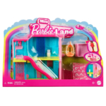 Barbieland mini kuća sa roze toboganom