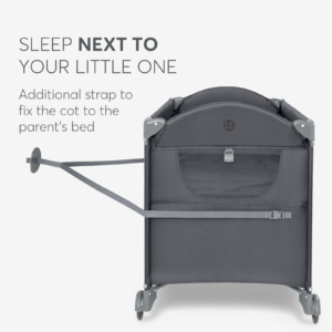 KIKKA BOO Krevetac MILKY WAY premium 2 nivoa sa rancem i spuštajućom stranicom grey Krevetac Milky Way grey – dva nivoa, gornji ležaj do 9 kg