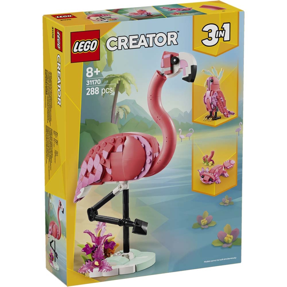 LEGO CREATOR Divlje životinje: Ružičasti flamingo