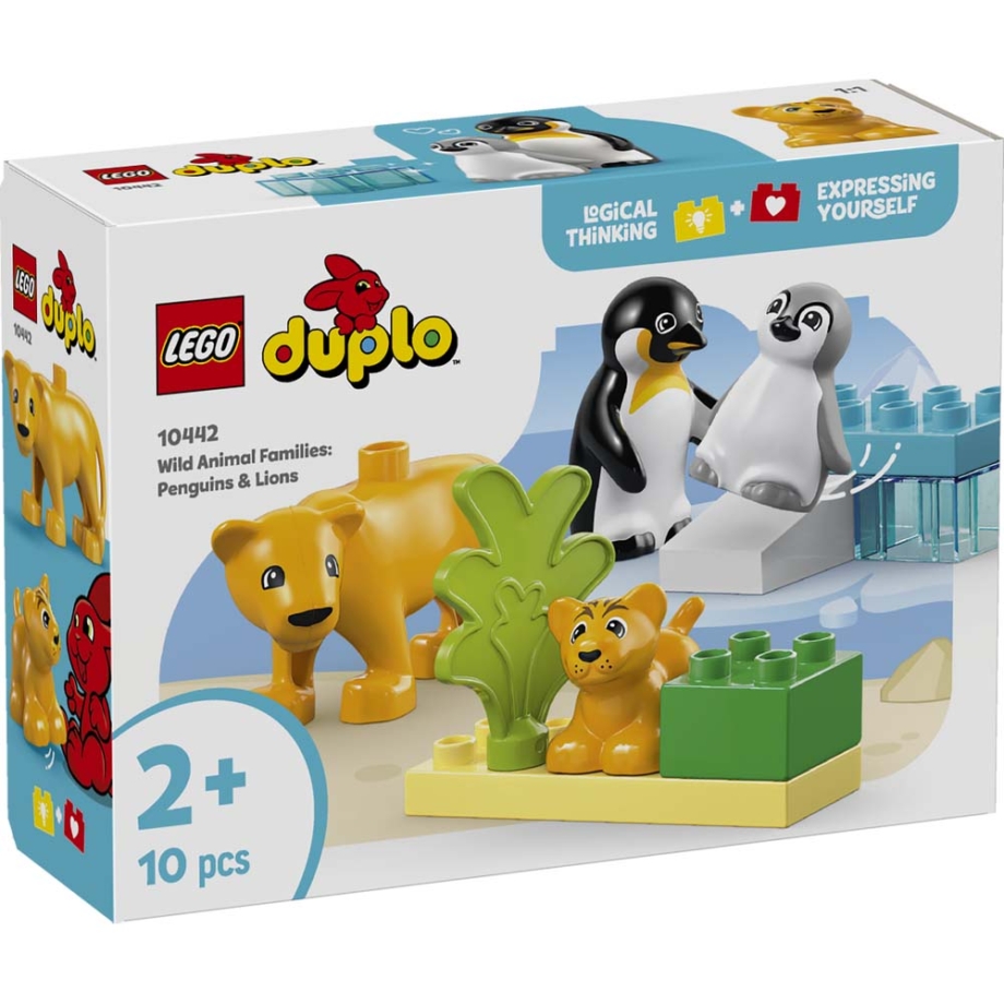 lego-duplo-porodice-divljih-zivotinja-pingvini-i-lavovi-10442-box1-v29_69b96c767e920 LEGO DUPLO Porodice divljih životinja: pingvini i lavovi