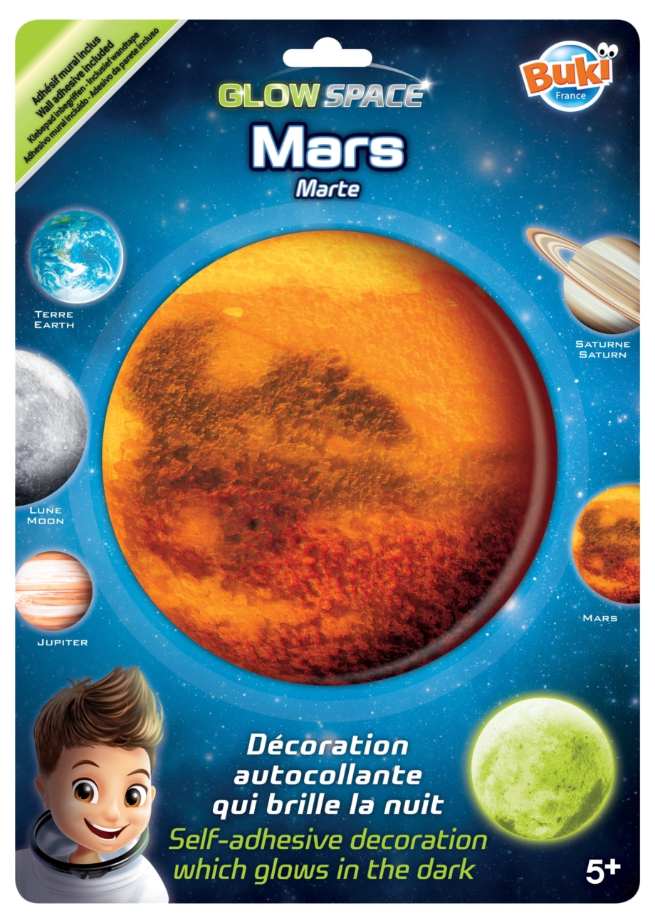 Svetleći Mars Buki — fosforescentna planeta za zid ili plafon