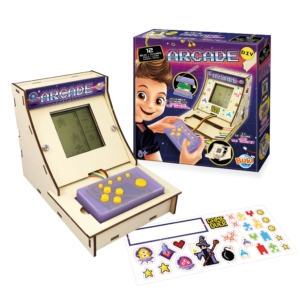 Mini konzola Buki — ekran sa arkadnom igrom