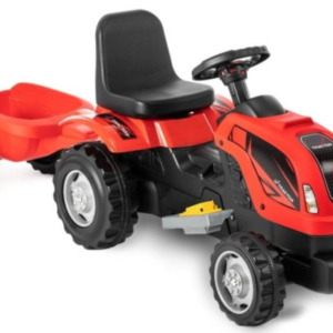 Traktor Na Pedale MMX Sa Prikolicom - Crveni - Traktor na akumulator za decu Traktor Na Pedale MMX Sa Prikolicom - Crveni - Traktor na akumulator za decu