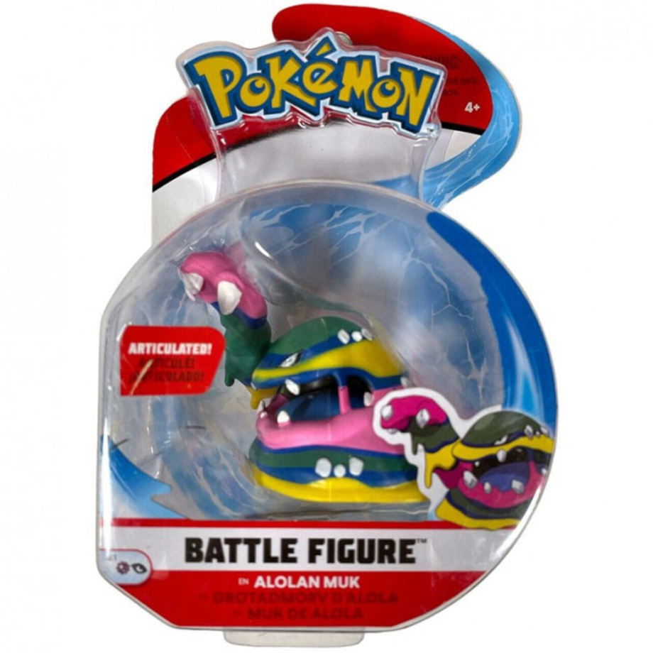 POKEMON Akciona figura Alolan Muk
