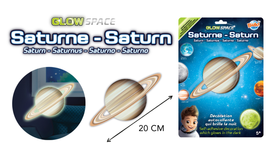 Svetleći Saturn Buki — planeta koja sija u mraku