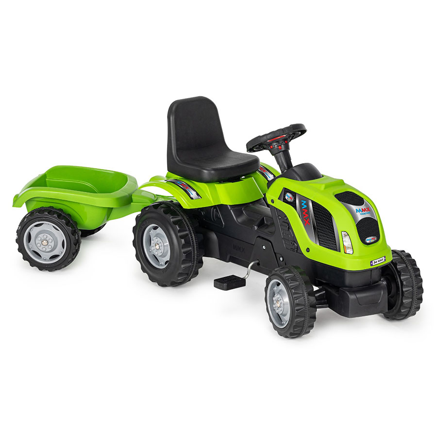 Traktor Na Pedale MMX Sa Prikolicom - Zeleni - Traktor na pedale Traktor Na Pedale MMX Sa Prikolicom - Zeleni - Traktor na pedale