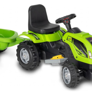 Traktor na pedale MMX sa prikolicom - Zeleni - Traktor na akumulator za decu