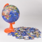 GLOBUS+100PCS PUZZLE 15CM NA SRPSKOM JEZIKU 481521