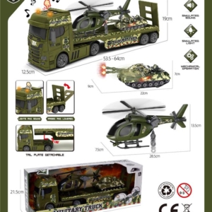 VOJNI KAMION+HELIKOPTER 998951 VOJNI KAMION+HELIKOPTER 998951 - Slika 1