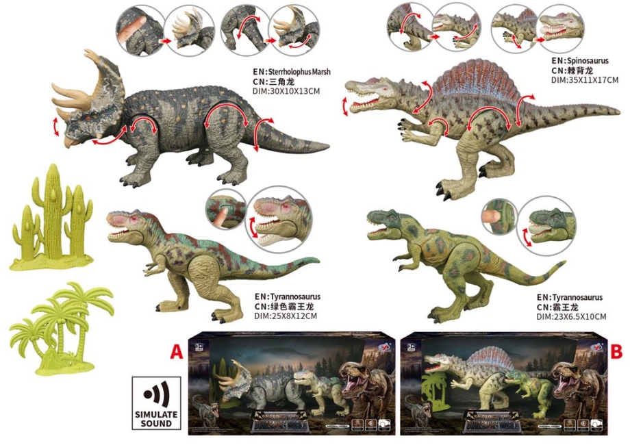61338 DINO SET 2IN1 429196