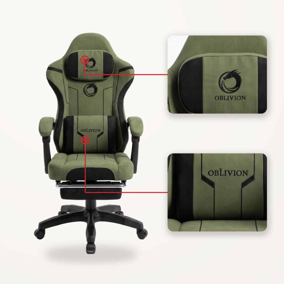 Gejmerska stolica Oblivion PHANTOM zelena Gejmerska stolica Oblivion PHANTOM zelena