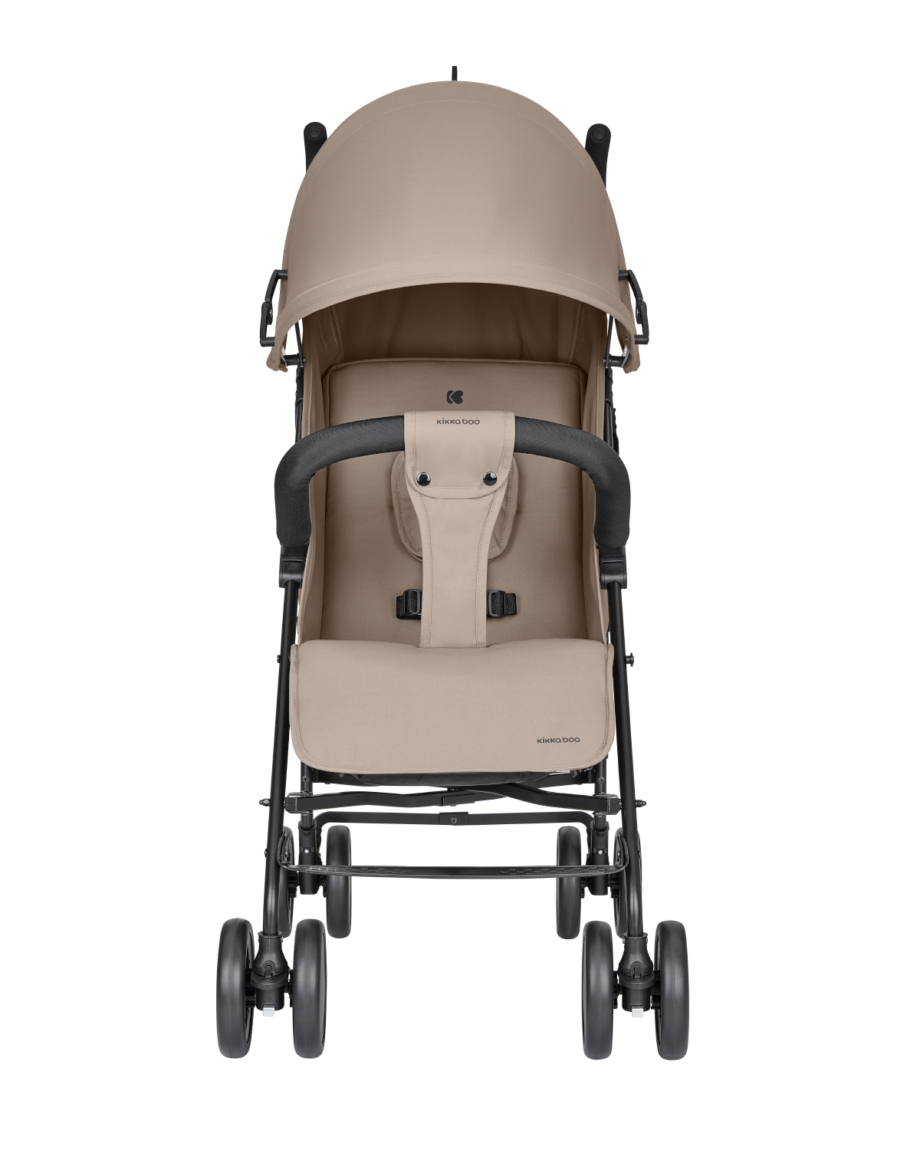 kišobran kolica beetle 2 premium dark beige — pogled sa strane