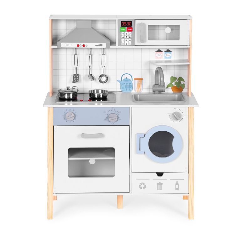 Dečija kuhinja za sa zvučnim efektima, LED svetlom, rernom, veš mašinom i dodacima – ECOTOYS Dečija kuhinja za sa zvučnim efektima, LED svetlom, rernom, veš mašinom i dodacima – ECOTOYS