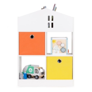 Drvena decija polica organizer 03A ECOTOYS - Slika 3
