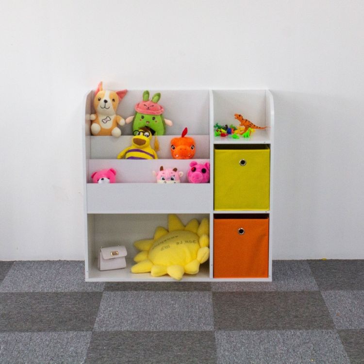 Drvena decija polica organizer sa policama 02A ECOTOYS Drvena decija polica organizer sa policama 02A ECOTOYS