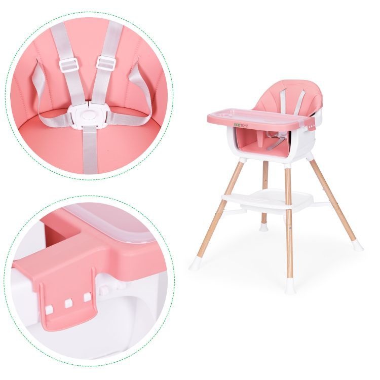 Hranilica za bebe 2u1 pink ECOTOYS Hranilica za bebe 2u1 pink ECOTOYS