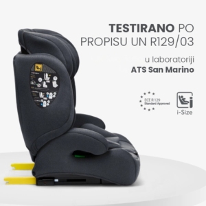 Autosedište I-BRONN I-SIZE testirano po propisu UN R129/03, i-Size