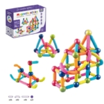 MAGNETNE KOCKE/STAPICI ZA SLAGANJE 76PCS 43749