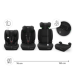 KINDERKRAFT AUTO SEDIŠTE COMFORT UP 2 PLUS i-Size black