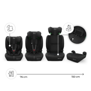KINDERKRAFT AUTO SEDIŠTE COMFORT UP 2 PLUS i-Size black KINDERKRAFT AUTO SEDIŠTE COMFORT UP 2 PLUS i-Size black - Slika 1