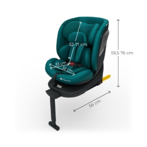 KINDERKRAFT AUTO SEDISTE I-360 2 PLUS i size 40-150cm GREEN - Slika 3