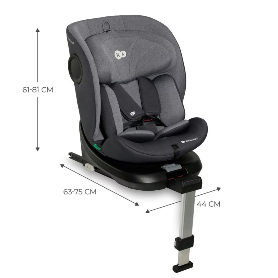 KINDERKRAFT AUTO SEDISTE I-360 i size 40-150cm GRAY KINDERKRAFT AUTO SEDISTE I-360 i size 40-150cm GRAY